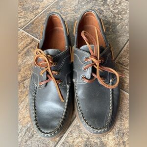 Allen Edmonds Eastport Boat Shoes- Blue, Men’s Size 8.5D